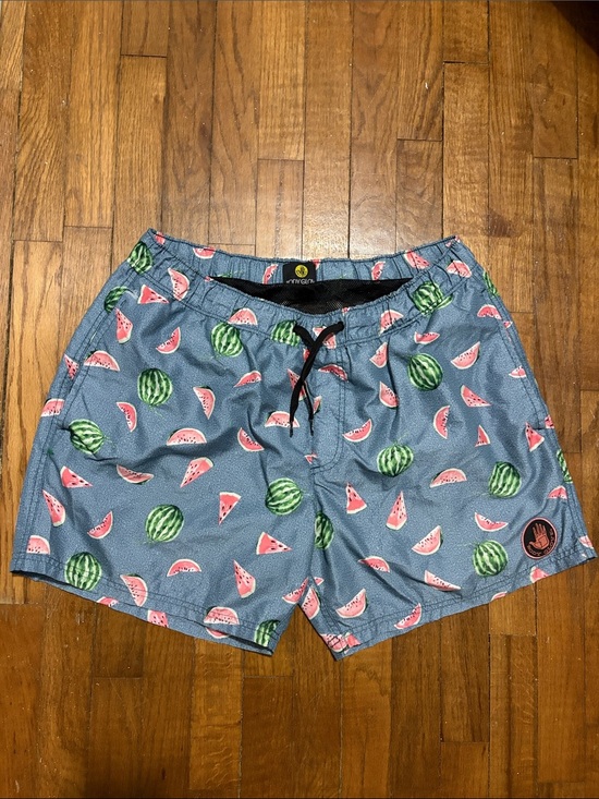 Body Glove Other - Body Glove Blue Watermelon Print Swim Trunks Mens XL